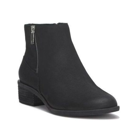 Lucky Brand Baelee Bootie black nick leather size 8 NWOB - Picture 1 of 8